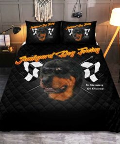 Alternative view of Personalized Pet In Memory Of Your Pet Name Quilt Bed Set For You