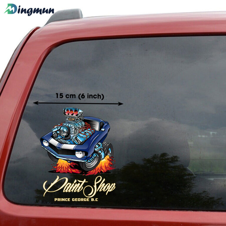 Personalized Paint Shop Name Car Decals Dingmun