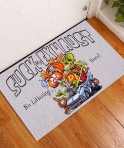 Rat Hot Rod Fink Garage Door Mat