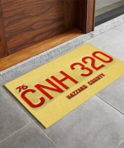 Doh Floor Mat General Lee The Dukes Of Hazzard Dodge Charger Boars Nest Door Mat