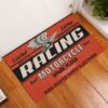 Hot Rod Speed Shop Racing Motorcycle Door Mat
