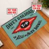 Personalized Texas And Pacific Railroad Door Mat