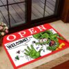 Rat Fink Open Welcome Door Mat