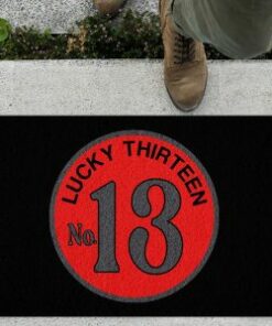Lucky 13 Kustom Kulture Hot Rod Door Mat