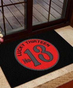 Lucky 13 Kustom Kulture Hot Rod Door Mat