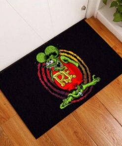 Rat Fink Custom Hot Rod Door Mat