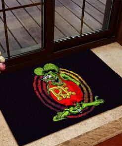 Rat Fink Custom Hot Rod Door Mat