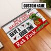 Personalized Rat Fink Have A Good Time Door Mat