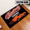 Personalized Hot Rod Custom Garage Door Mat