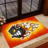 Hot Rod Flaming 8 Ball Hot Rod Door Mat