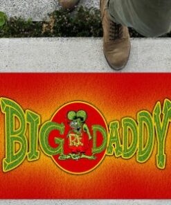 Big Daddy Hot Rod Fink Door Mat