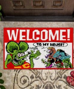 Welcome To My House Door Mat