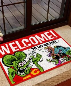 Welcome To My House Door Mat