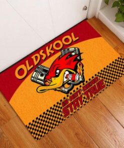 Mr Horsepower Oldskool Is Not Dead Stay True Door Mat