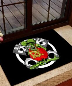 Personalized Lowrider Rat Fink Door Mat