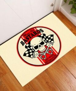 Mean Old Bastards Hot Rods Motorcycles Door Mat