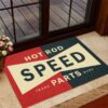 Personalized Rat Rod Speed Parts Door Mat