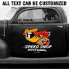Personalized Woodpecker Speed Shop Built Not Bought - Customized Name And Est Year