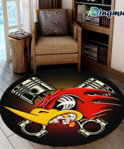 Custom Speed Shop Mr Horsepower Round Rug