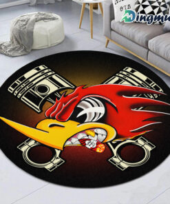 Custom Speed Shop Mr Horsepower Round Rug