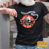 Custom Hot Rod And Racing Pinstriping Skull Iron Cross Shirts