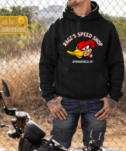 Personalized Hot Rod Duck Hot Rod Garage T Shirts