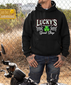 Lucky Speed Shop Personalized Pinstripe Lettering T Shirts