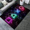 Non-Slip Game Controller 3D Gamer Gaming Pattern Area Rugs for Living Room and Bedroom