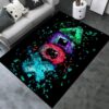 Large Game Console Carpet with Non-Slip Backing for Gamer Boys Room