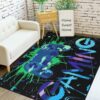 Large Non-Slip Printed Controller Gamepad Rug for Bedroom or Living Room