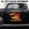 Personalized Kustom Kultrure Mr Horsepower Garage Speed Shop Decal 2 Pcs For Car Door Sticker