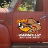 Hot Rod Sticker Customizable Mr. Horsepower Cowboy Style Decal For Hot Rod Lovers