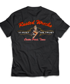 Alternative view of Personalized Rusted Wrecks In Rust We Trust Shirt