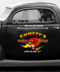 Alternative view of Personalized Woodpecker Speed Shop Decal