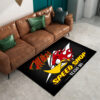 Hot Rod Mr. Horsepower Devil Speed Shop Garage Area Rug