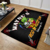 Personalized Rat Fink  Rod And Kusom Hot Rod Speed Shop Area Rug