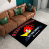 Personalized Mr Horsepower Hot Rod Garage Speed Shop Area Rug