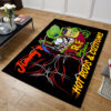 Personalized Rat Fink Pinstripe Hot Rod And Customs Area Rug