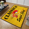 Personalized Mr Horsepower Classic Garage Hot Rod Area Rug