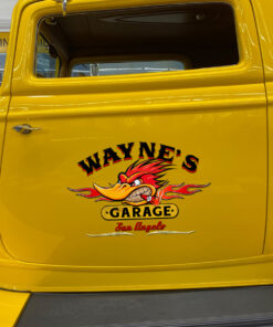 Alternative view of Personalize Mr Horsepower Garace For Car Door Sticker