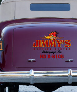 Alternative view of Personalize Mr Horsepower Service Center For Car Door Sticker