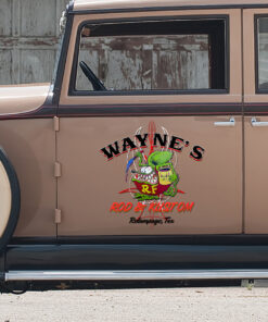Alternative view of Personalized Hot Rod Rat Fink Rod And Kustom Vinyl Stickers