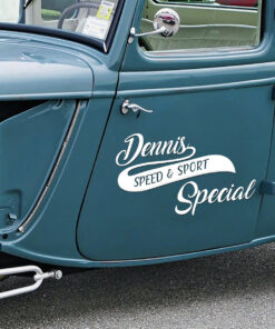 Alternative view of Personalized Hot Rod Speed And Sport Special Stickers