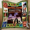 American Football Mom Who Believed In Him First Quilt Bedding Set Blanket