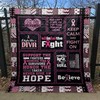 All In For The Fight Personalized Quilt Bedding Set Blanket - Perfect for Family Gifts and Bedroom Decor