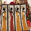 African Women Quilt Blanket Bedding Set - Great for Bedroom Decoration and Family Gifts