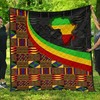 Africa Map Quilt Bedding Set Blanket - Great for Bedroom Decoration and Family Gifts