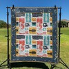Add Your Text to Music Quilt Bedding Set for Bedroom Decor and Family Gifts, Perfect for Home Decoration and Picnic