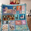 Add Your Text to Llama Quilt Bedding Set for Bedroom Decor and Family Gifts, Perfect for Home Decoration and Picnic