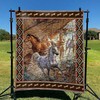 Add Your Personal Touch to Your Bedroom with Customizable Horse Quilt Bedding Set, Gifts for Family